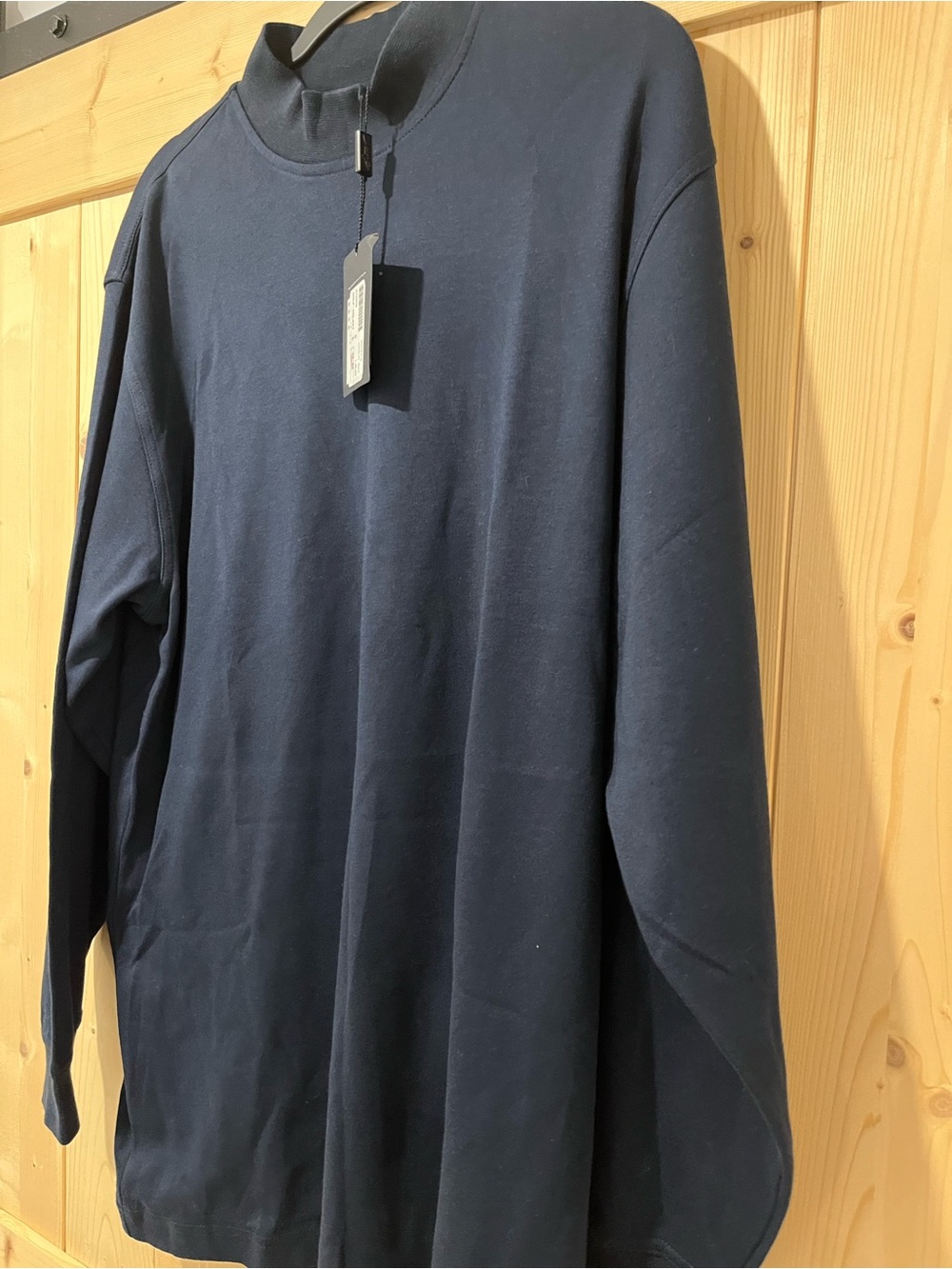 Greg Norman Collection Navy Mock Neck Sweater 🦈 ⛳️ NWT